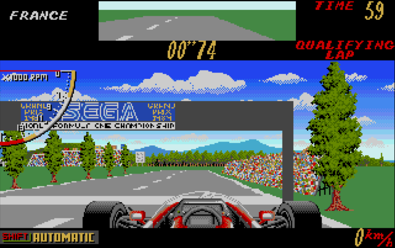 Super Monaco GP - Atari ST game screenshot (1991) by US Gold